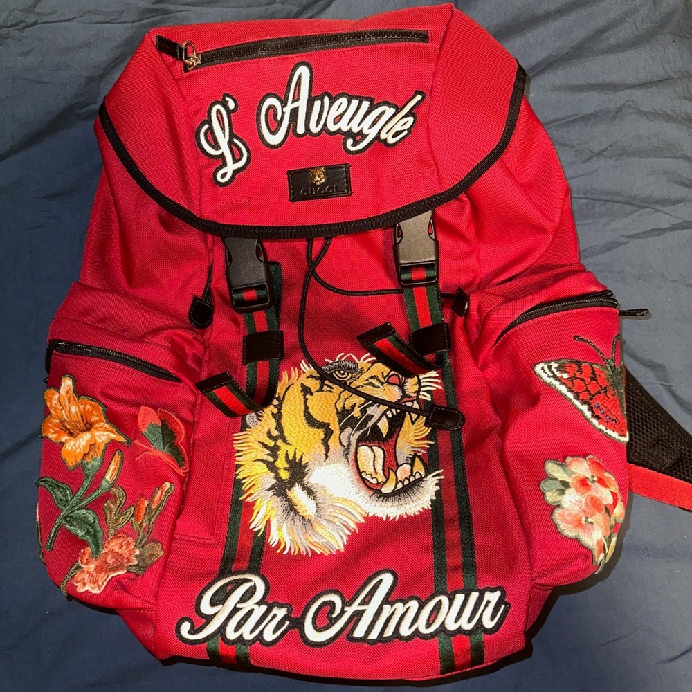 Gucci L'aveugle Par Amour Techpack Backpack - image 5